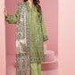 Khaadi Original Olive Green 3 Pc Printed Lawn Casual Wear