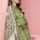 Khaadi Original Olive Green 3 Pc Printed Lawn Casual Wear