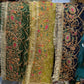 Multi Color Golden Mehndi Net Dupatta - ELMWDP003