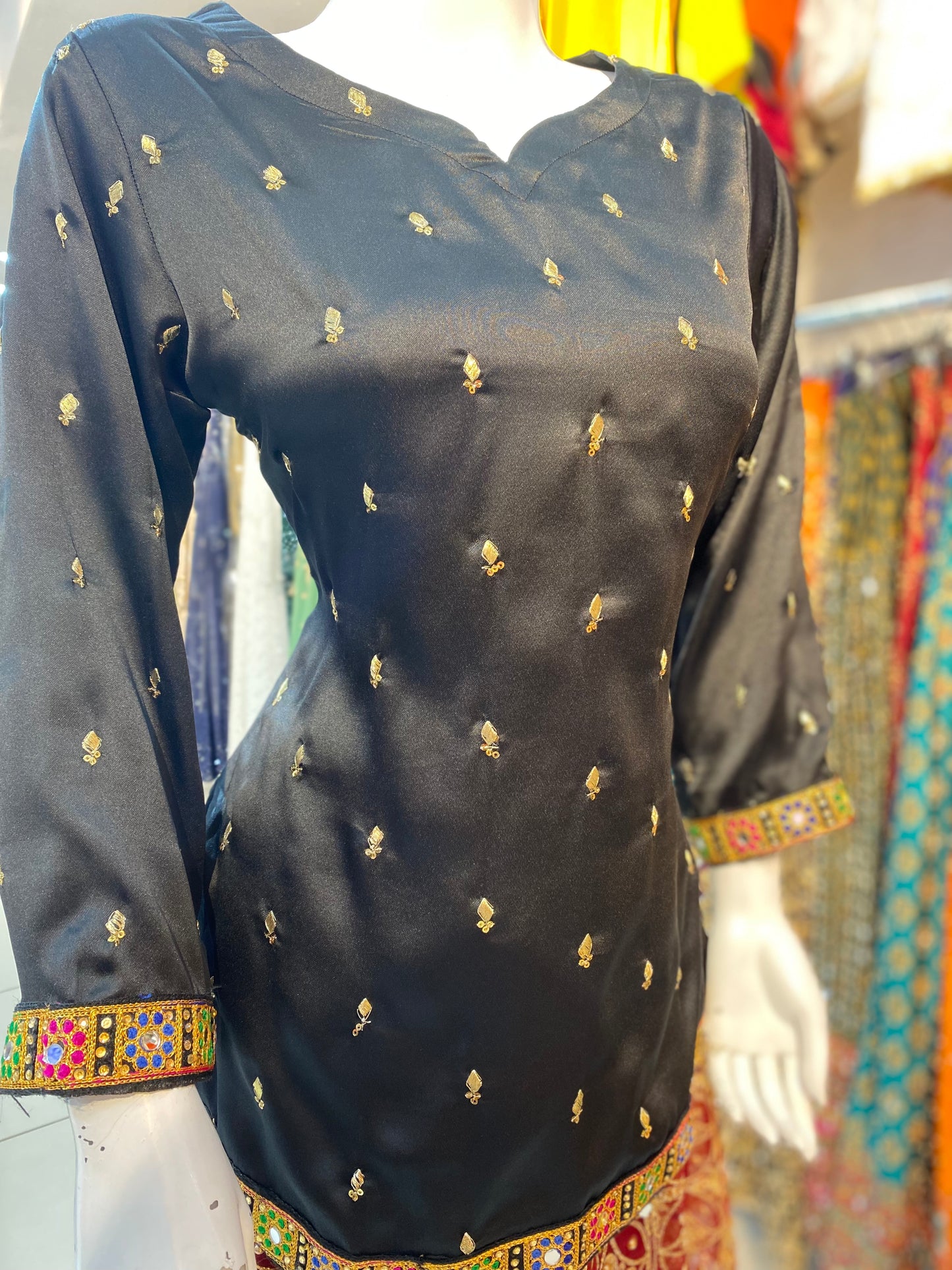 Silk Embroidered Kurtis in Various Colors - ELMWSE001