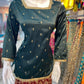 Silk Embroidered Kurtis in Various Colors - ELMWSE001