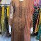 Brown Maxi Dress Formal Wear