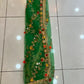 Multi Color Pomp Pomp Mehndi Net Dupatta - ELMWDP002