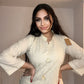 Beige Chikankari Kurta - 1 PC - ELRR070