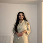 Beige Chikankari Kurta - 1 PC - ELRR070