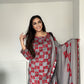 Grey Maroon Winter Casual Wear - 3 PC - ELRR087