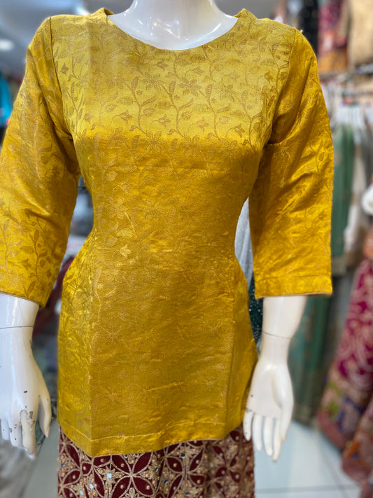 Banarsi Kurtis in Various Colors- ELMWBK001