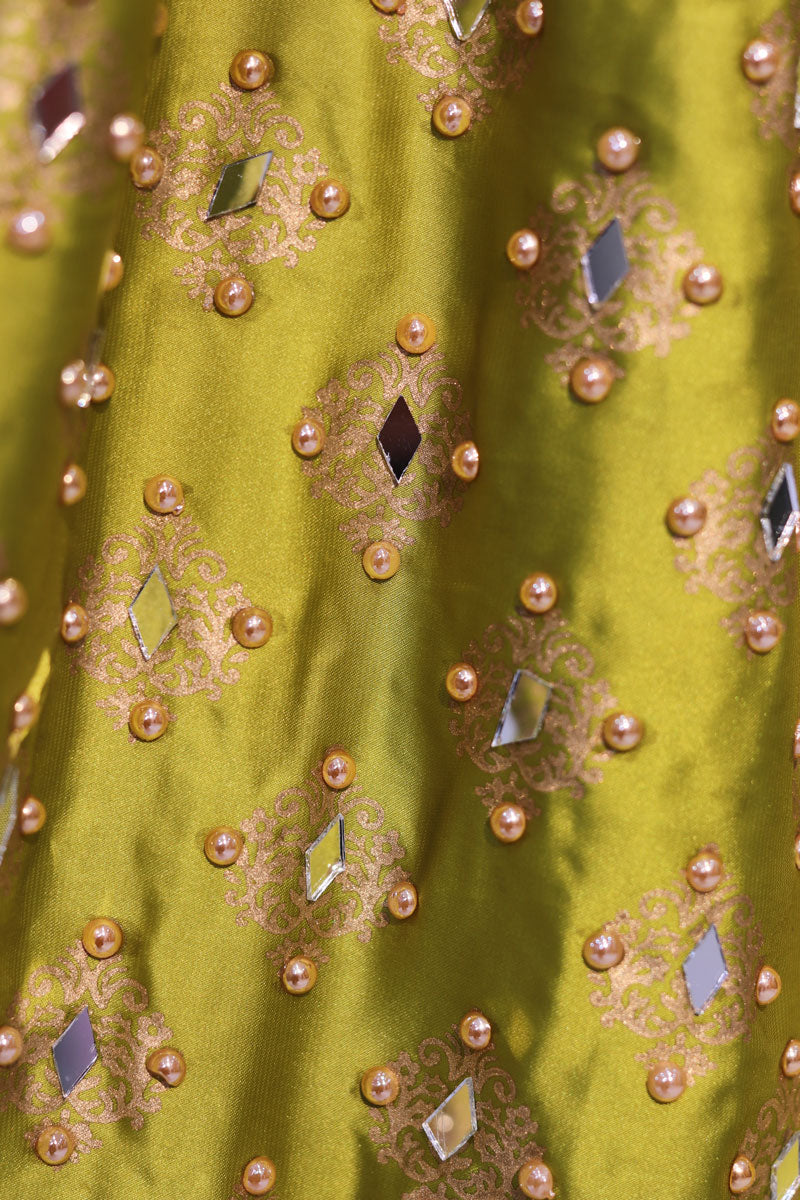 Mint Green Sharara
