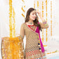 Khuda Baksh Multi Color Mehndi Wear with Sharara- 3 Pc - ELKB002