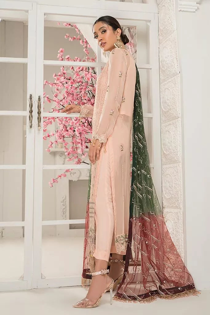 Mariams Misty Rose Original Outfit Long Kameez -ELIM002