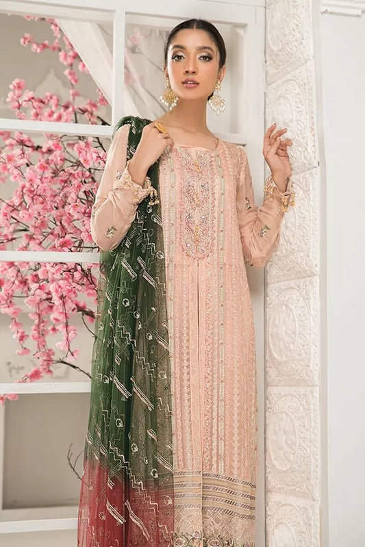 Mariams Misty Rose Original Outfit Long Kameez -ELIM002