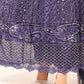 Blue Maxi Dress Formal Wear - ELRR045