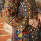 Multi colour Heavy outfit - ELRR033