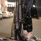 Black Satin Silk with Heavy Dupatta - 3 Pc - ELRR022