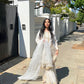 Shaposh Formal White Gharara Outfit - ELRR005
