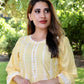 Light Yellow Kurta - 1 PC - ELRR088