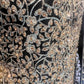 Black Tail Maxi with Golden Bead Work - 3 PC - ELRR065