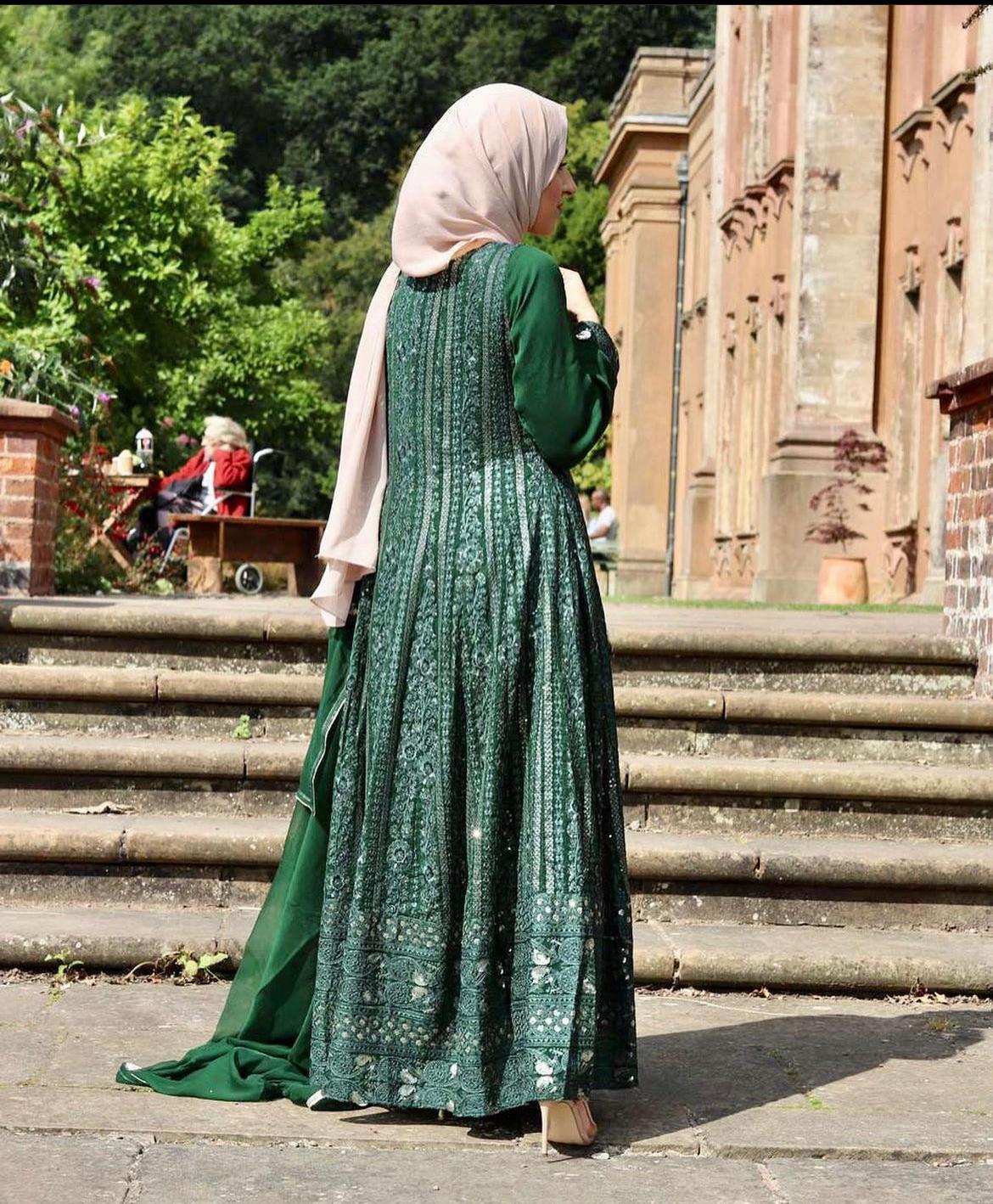 Green Maxi Dress - ELRR003