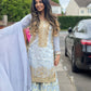 Light Blue Sharara Formal Wear Suit - 3 PC - ELRR061