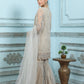 ShaPosh Beige Gharara Outfit - ELSP006