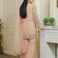 ShaPosh Peach Gharara Outfit -ELSP003