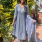 Grey Long Maxi Dress - ELRR032